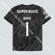 Carregar imagem no visualizador da galeria, Nova Camisola Guarda-Redes Preta Sporting Cp 24/25 Camisola Futebol