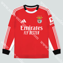 Carregar imagem no visualizador da galeria, NOVA CAMISOLA PRINCIPAL MANGA COMPRIDA SL BENFICA 25/26 S Camisola Futebol