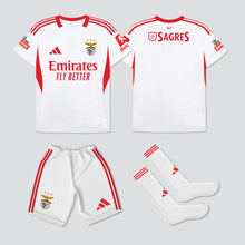 Carregar imagem no visualizador da galeria, NOVO KIT CRIANÇA 3º EQUIPAMENTO SL BENFICA 25/26 1-2 Anos Camisola Futebol
