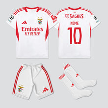 Carregar imagem no visualizador da galeria, NOVO KIT CRIANÇA 3º EQUIPAMENTO SL BENFICA 25/26 Camisola Futebol
