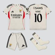 Carregar imagem no visualizador da galeria, NOVO KIT CRIANÇA ALTERNATIVO SL BENFICA 25/26 Camisola Futebol
