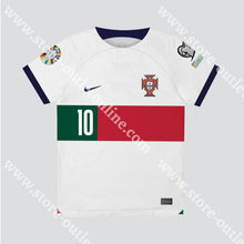 Carregar imagem no visualizador da galeria, Camisola Alternativa Portugal Mundial 2022 S Camisola Futebol
