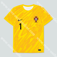 Carregar imagem no visualizador da galeria, Camisola Guarda-Redes Amarela Portugal Euro 2024 S Camisola Futebol
