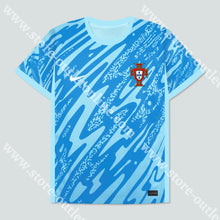 Carregar imagem no visualizador da galeria, Camisola Guarda-Redes Azul Portugal Euro 2024 Camisola Futebol
