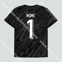 Carregar imagem no visualizador da galeria, Camisola Guarda-Redes Preta Portugal Euro 2024 Camisola Futebol
