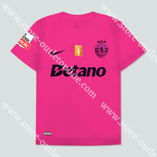 Camisola Pink October Sporting Cp 24/25 Camisola Futebol