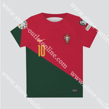 Carregar imagem no visualizador da galeria, Camisola Principal Portugal Mundial 2022 Camisola Futebol
