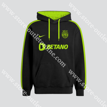 Carregar imagem no visualizador da galeria, Fato Treino Betano Preto/Verde Sporting Cp 23/24
