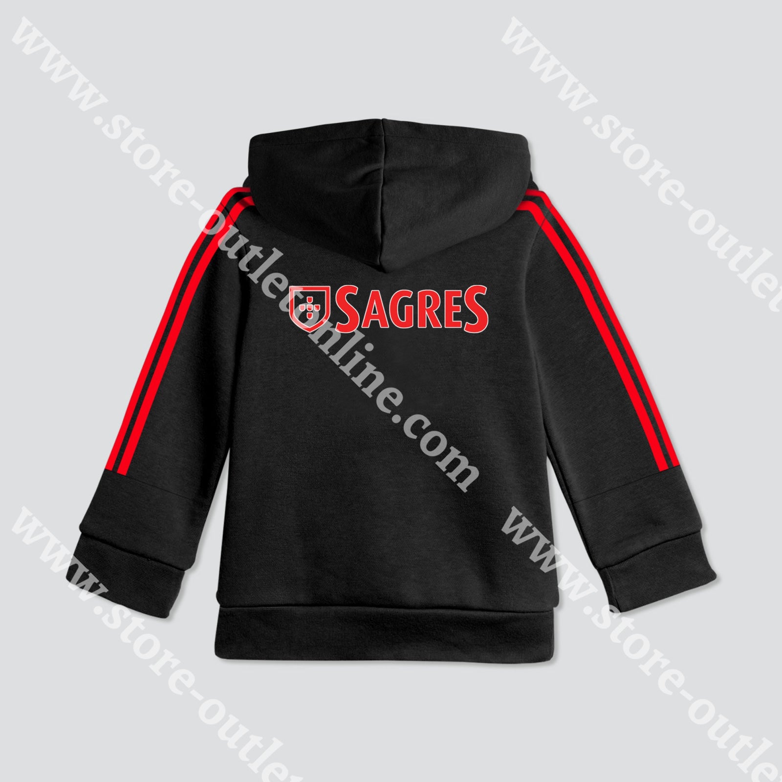 FATO TREINO CRIANÇA ADIDAS PRETO SL BENFICA 25/26 – Outlet Online