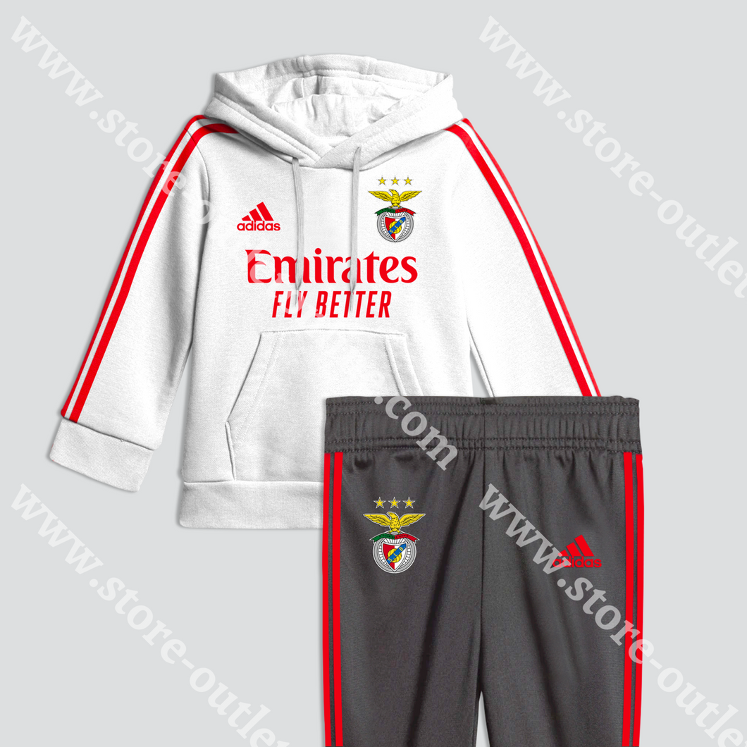 Fato Treino Criança Branco Sl Benfica 22/23 1-2 Anos