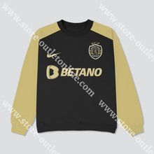 Carregar imagem no visualizador da galeria, Fato Treino Criança Preto Cr7 Sporting Cp 23/24
