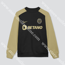 Carregar imagem no visualizador da galeria, Fato Treino Preto Cr7 Sporting Cp 23/24
