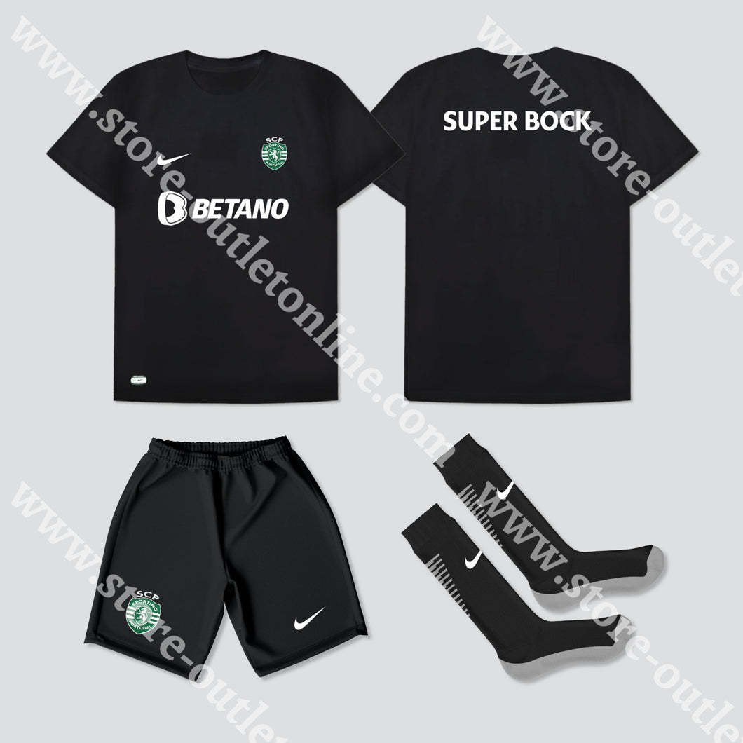 Kit Criança 4º Equipamento Sporting Cp 23/24 1-2 Anos