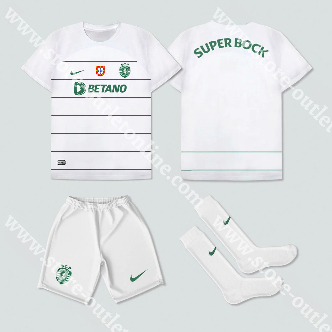 Kit Criança Alternativo Sporting Cp 23/24 1-2 Anos