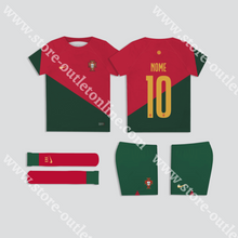 Carregar imagem no visualizador da galeria, Kit Criança Principal Portugal Mundial 2022

