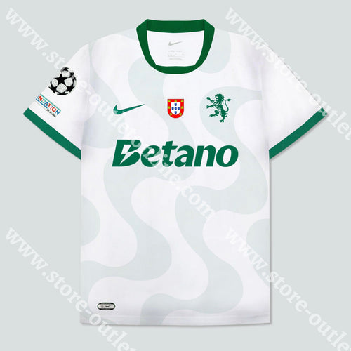 NOVA CAMISOLA ALTERNATIVA BRANCA SPORTING CP 25/26 Camisola Futebol