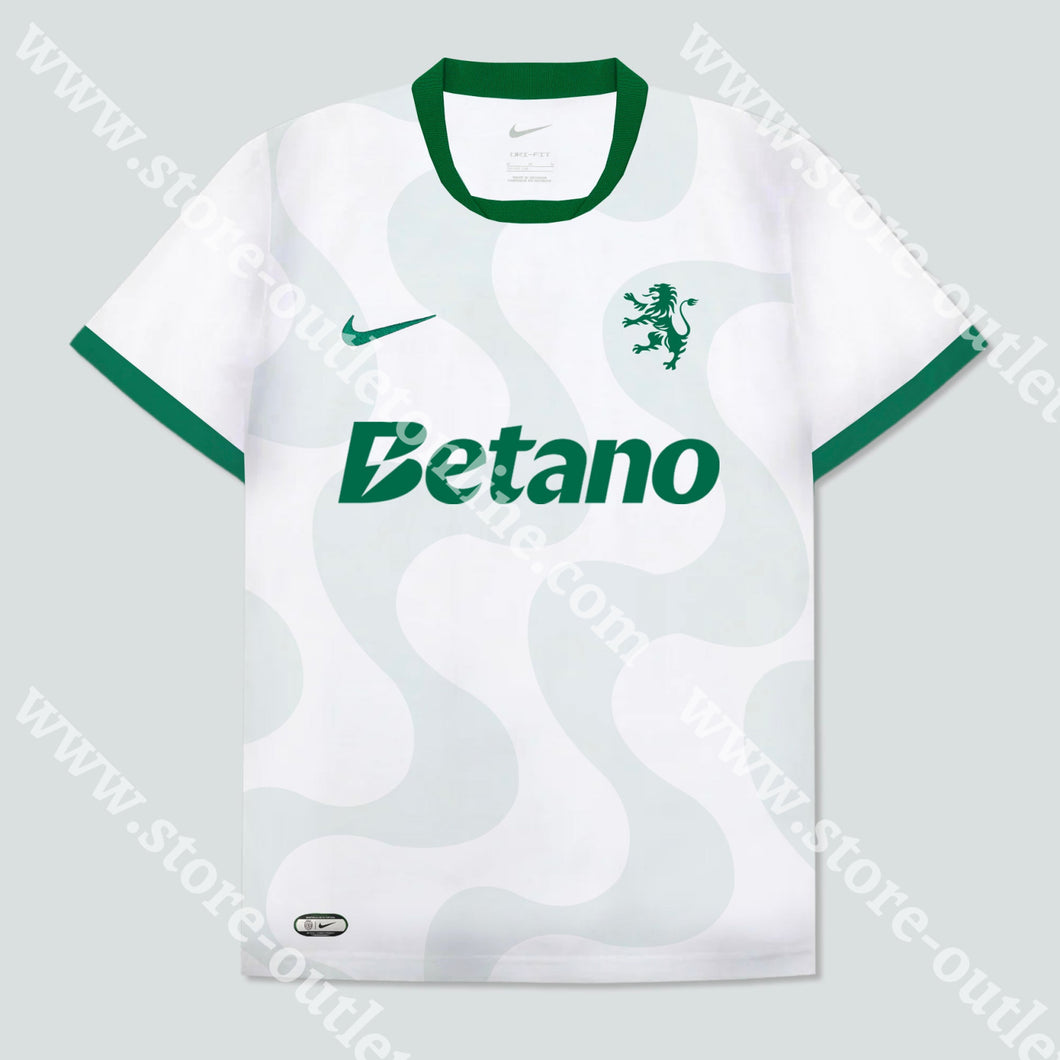 NOVA CAMISOLA ALTERNATIVA BRANCA SPORTING CP 25/26 S Camisola Futebol