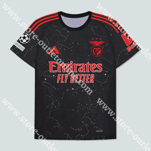 Nova Camisola Alternativa Sl Benfica 24/25 Camisola Futebol