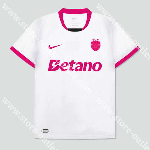 NOVA CAMISOLA EDIÇÃO ESPECIAL ROSA SPORTING CP 25/26 S Camisola Futebol
