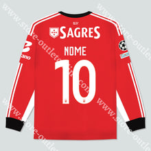 Carregar imagem no visualizador da galeria, NOVA CAMISOLA PRINCIPAL MANGA COMPRIDA SL BENFICA 25/26 Camisola Futebol
