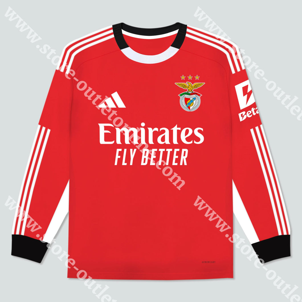 NOVA CAMISOLA PRINCIPAL MANGA COMPRIDA SL BENFICA 25/26 S Camisola Futebol