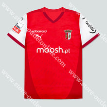 Carregar imagem no visualizador da galeria, Nova Camisola Principal Sc Braga 24/25 Camisola Futebol
