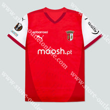 Carregar imagem no visualizador da galeria, Nova Camisola Principal Sc Braga 24/25 Camisola Futebol
