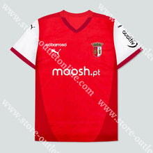 Carregar imagem no visualizador da galeria, Nova Camisola Principal Sc Braga 24/25 S Camisola Futebol
