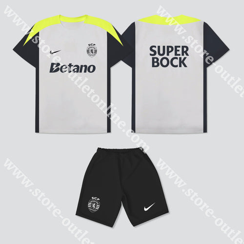 NOVO CONJUNTO TREINO PLAYER 25/26 SPORTING CP 25/26 S Camisola Futebol