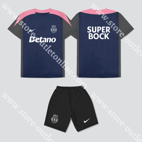 NOVO CONJUNTO TREINO STAFF 25/26 SPORTING CP 25/26 S Camisola Futebol