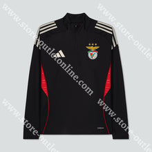 Carregar imagem no visualizador da galeria, NOVO FATO TREINO ADIDAS PRETO SL BENFICA 25/26 Fato de Treino
