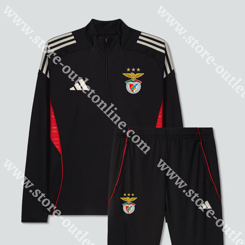 NOVO FATO TREINO ADIDAS PRETO SL BENFICA 25/26 S Fato de Treino