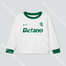Carregar imagem no visualizador da galeria, NOVO FATO TREINO CRIANÇA NIKE BRANCO SPORTING CP 25/26 Fato de Treino
