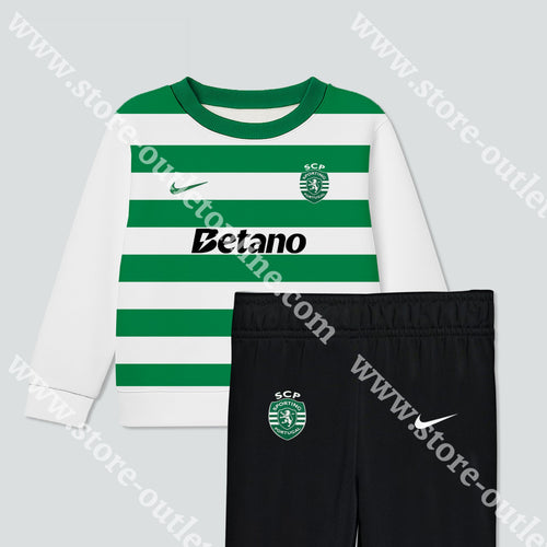 NOVO FATO TREINO CRIANÇA NIKE VERDE SPORTING CP 25/26 1-2 Anos Fato de Treino