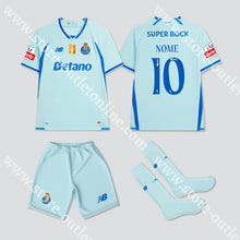 Carregar imagem no visualizador da galeria, NOVO KIT CRIANÇA 3º EQUIPAMENTO FC PORTO 26/27 - Camisola Futebol
