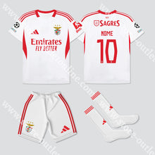 Carregar imagem no visualizador da galeria, NOVO KIT CRIANÇA 3º EQUIPAMENTO SL BENFICA 25/26 Camisola Futebol

