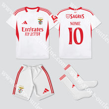 Carregar imagem no visualizador da galeria, NOVO KIT CRIANÇA 3º EQUIPAMENTO SL BENFICA 25/26 Camisola Futebol
