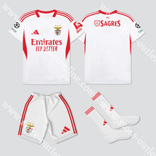 Carregar imagem no visualizador da galeria, NOVO KIT CRIANÇA 3º EQUIPAMENTO SL BENFICA 25/26 Camisola Futebol
