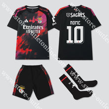 Carregar imagem no visualizador da galeria, NOVO KIT CRIANÇA 3º EQUIPAMENTO SL BENFICA 26/27 - Camisola Futebol
