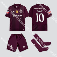 Carregar imagem no visualizador da galeria, NOVO KIT CRIANÇA ALTERNATIVO FC PORTO 26/27 - Camisola Futebol
