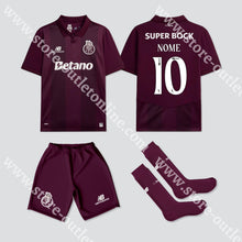 Carregar imagem no visualizador da galeria, NOVO KIT CRIANÇA ALTERNATIVO FC PORTO 26/27 - Camisola Futebol
