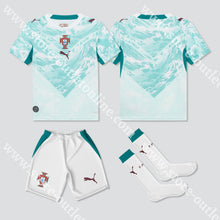 Carregar imagem no visualizador da galeria, NOVO KIT CRIANÇA ALTERNATIVO PORTUGAL MUNDIAL 2026 - 1-2 Anos - Camisola Futebol

