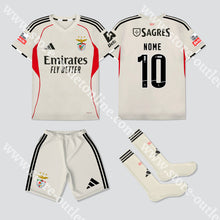 Carregar imagem no visualizador da galeria, NOVO KIT CRIANÇA ALTERNATIVO SL BENFICA 25/26 Camisola Futebol
