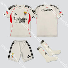 Carregar imagem no visualizador da galeria, NOVO KIT CRIANÇA ALTERNATIVO SL BENFICA 25/26 Camisola Futebol
