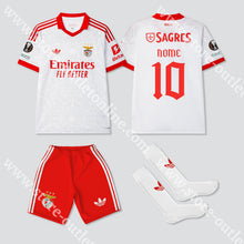 Carregar imagem no visualizador da galeria, NOVO KIT CRIANÇA ALTERNATIVO SL BENFICA 26/27 - Camisola Futebol
