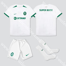 Carregar imagem no visualizador da galeria, Novo Kit Criança Alternativo Sporting Cp 24/25 1-2 Anos Camisola Futebol
