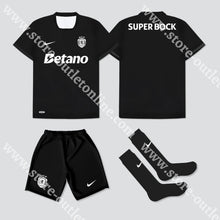 Carregar imagem no visualizador da galeria, NOVO KIT CRIANÇA AWAY SPORTING CP 25/26 1-2 Anos Camisola Futebol
