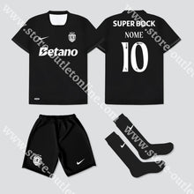 Carregar imagem no visualizador da galeria, NOVO KIT CRIANÇA AWAY SPORTING CP 25/26 Camisola Futebol
