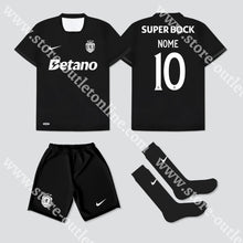Carregar imagem no visualizador da galeria, NOVO KIT CRIANÇA AWAY SPORTING CP 25/26 Camisola Futebol

