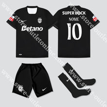 Carregar imagem no visualizador da galeria, NOVO KIT CRIANÇA AWAY SPORTING CP 25/26 Camisola Futebol
